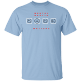 Mental Health Matters Smiley Gildan Tee - Busy Bee Graphix
