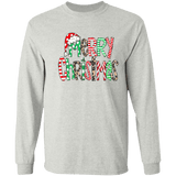 Merry Christas Gildan LS T-Shirt - 931 Graphics