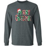 Merry Christas Gildan LS T-Shirt - 931 Graphics