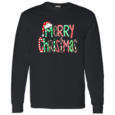 Merry Christas Gildan LS T-Shirt - 931 Graphics