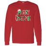Merry Christas Gildan LS T-Shirt - 931 Graphics