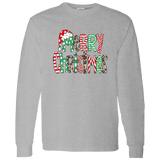 Merry Christas Gildan LS T-Shirt - 931 Graphics