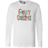 Merry Christmas Bella + Canvas LS T-Shirt - 931 Graphics