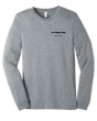 Parker Gang BELLA+CANVAS® Unisex Heather Long Sleeve Tee - Busy Bee Graphix