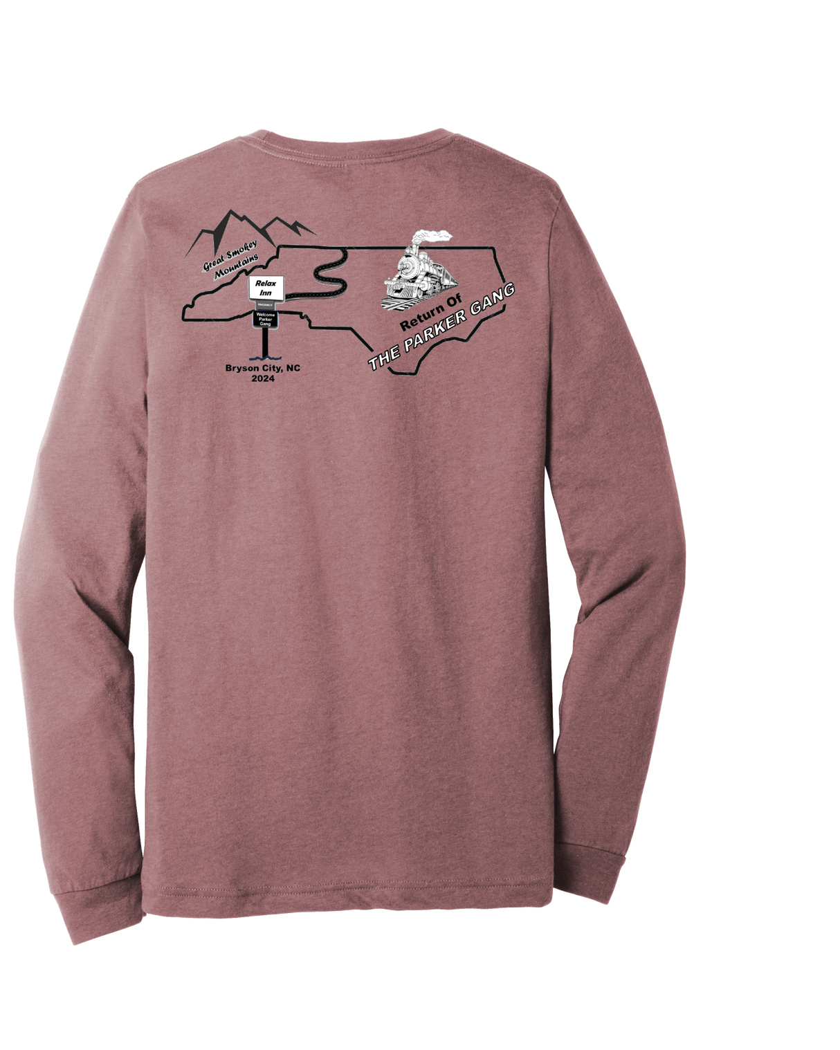 Parker Gang BELLA+CANVAS® Unisex Heather Long Sleeve Tee - Busy Bee Graphix