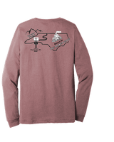 Parker Gang BELLA+CANVAS® Unisex Heather Long Sleeve Tee - Busy Bee Graphix