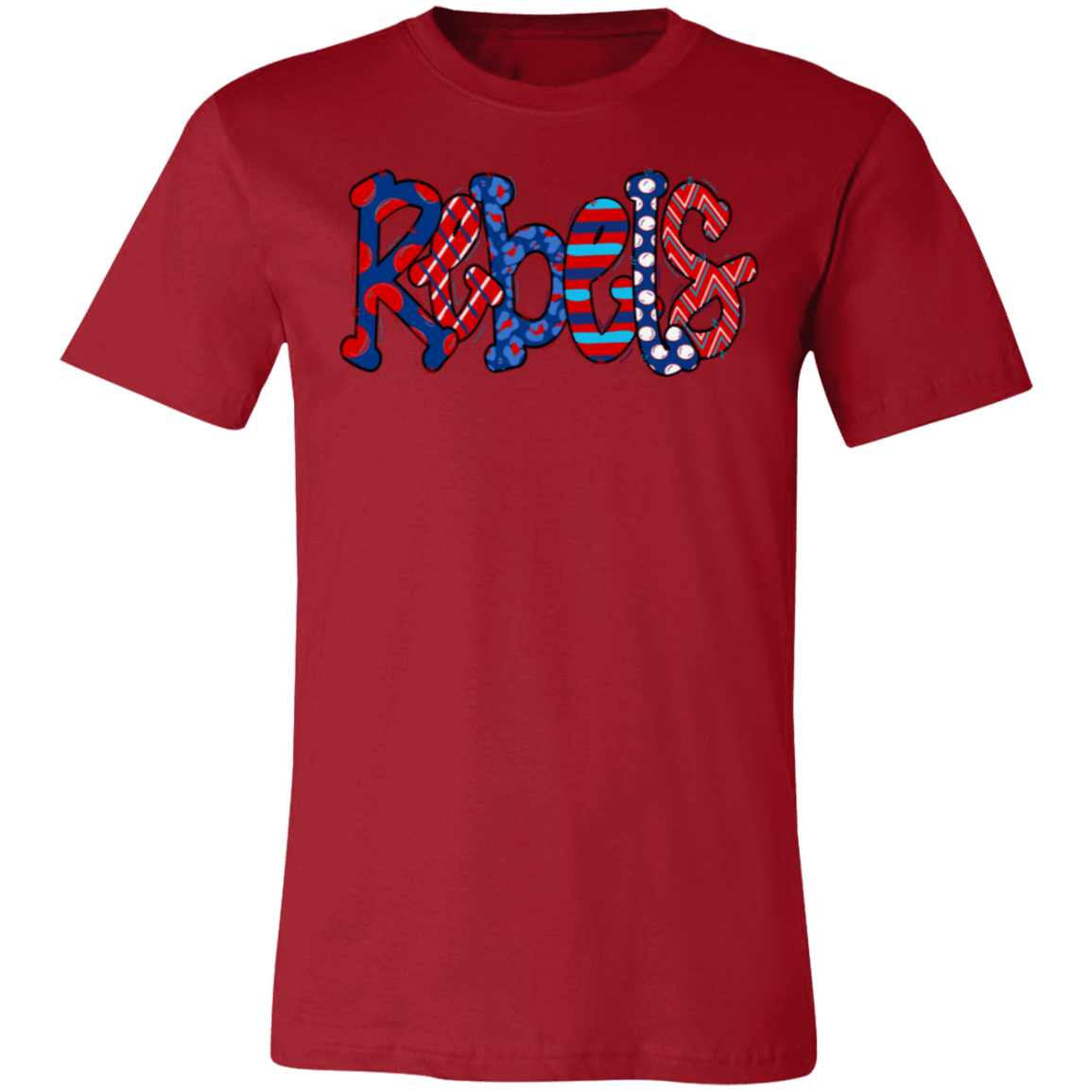 Rebels Bella Canvas Tee - Busy Bee Graphix