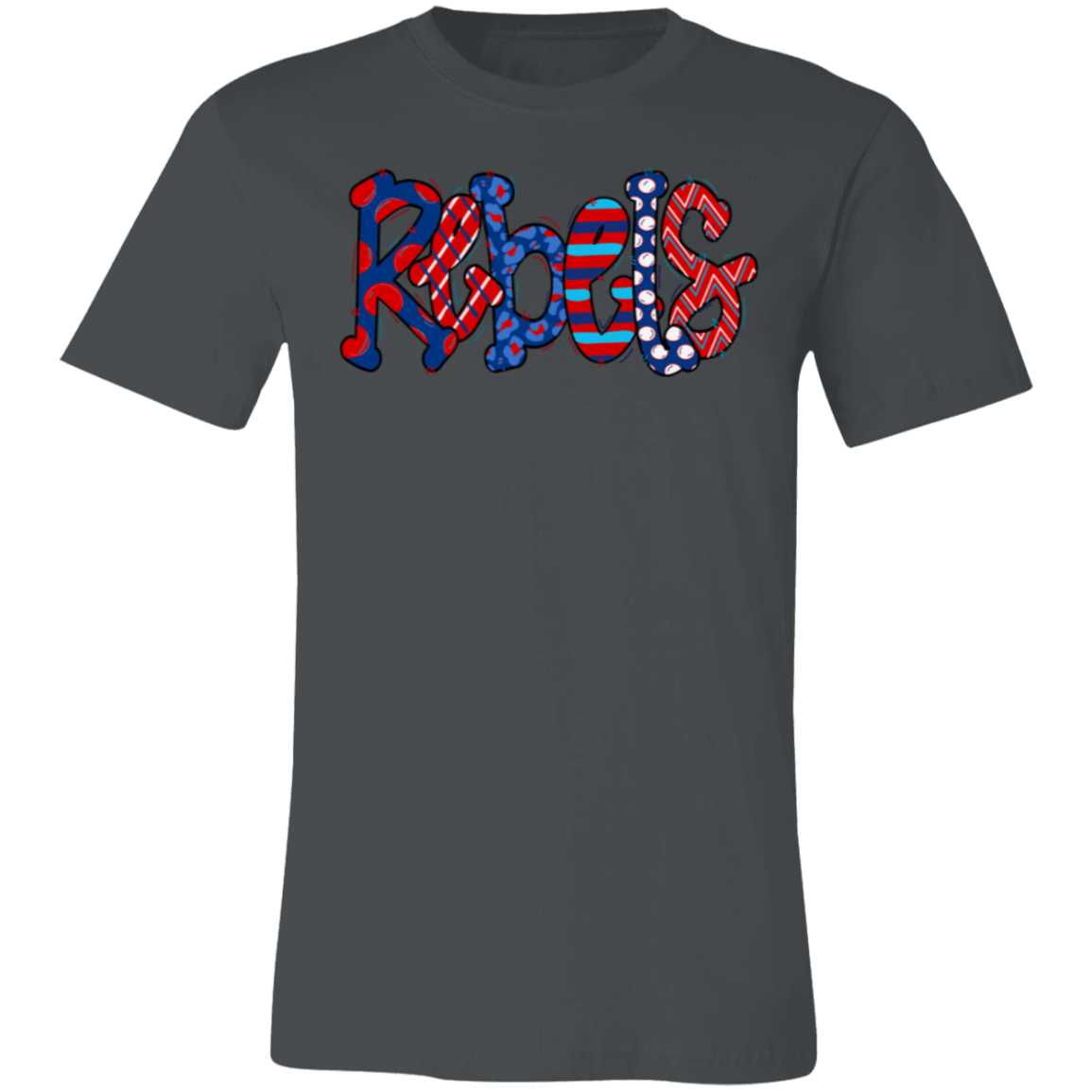 Rebels Bella Canvas Tee - Busy Bee Graphix