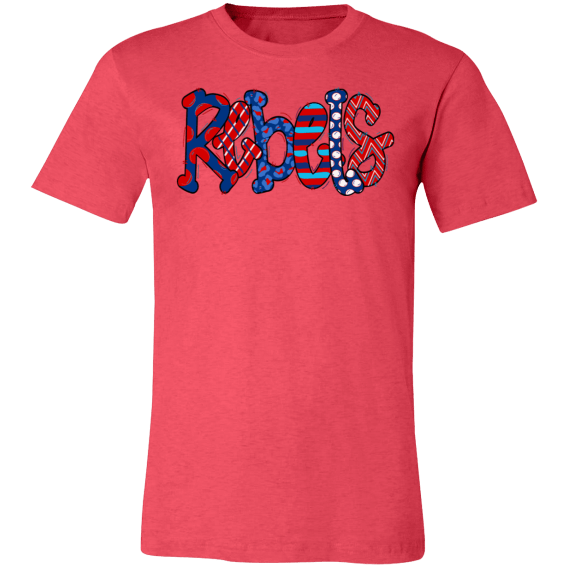 Rebels Bella Canvas Tee - Busy Bee Graphix