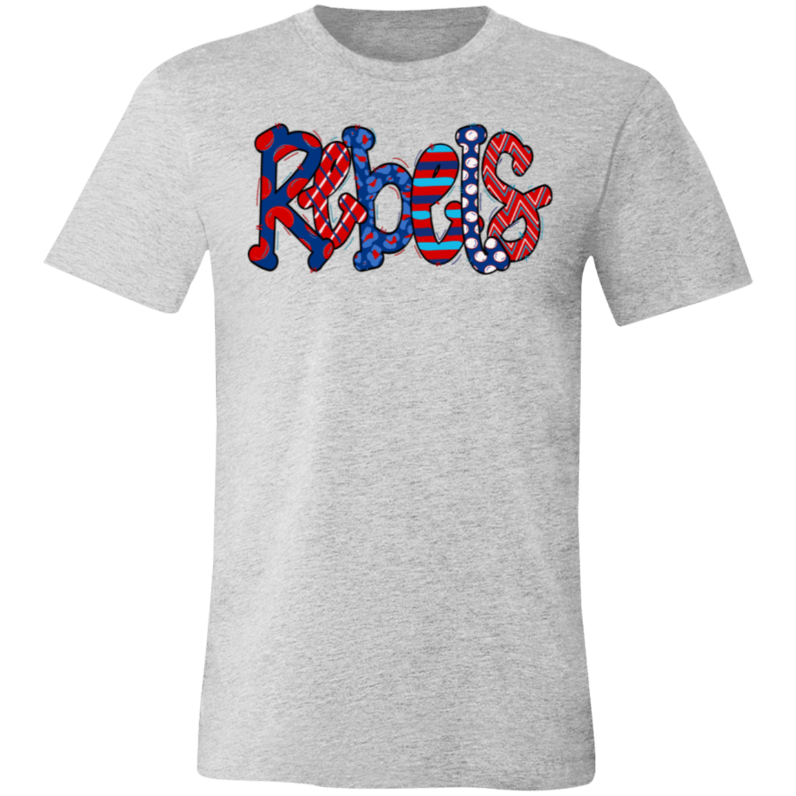Rebels Bella Canvas Tee - Busy Bee Graphix