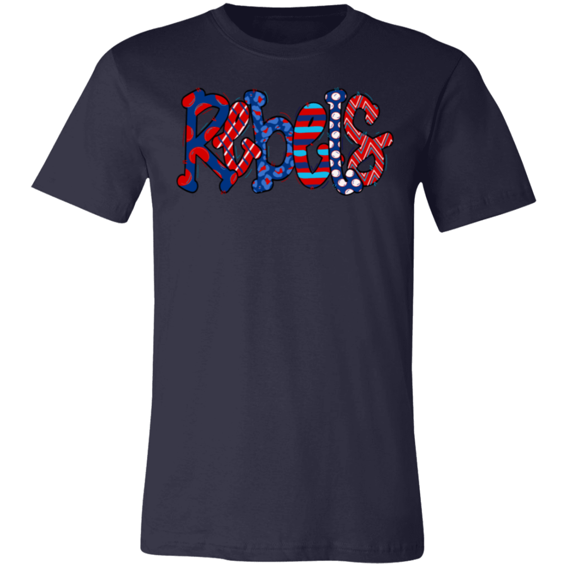 Rebels Bella Canvas Tee - Busy Bee Graphix