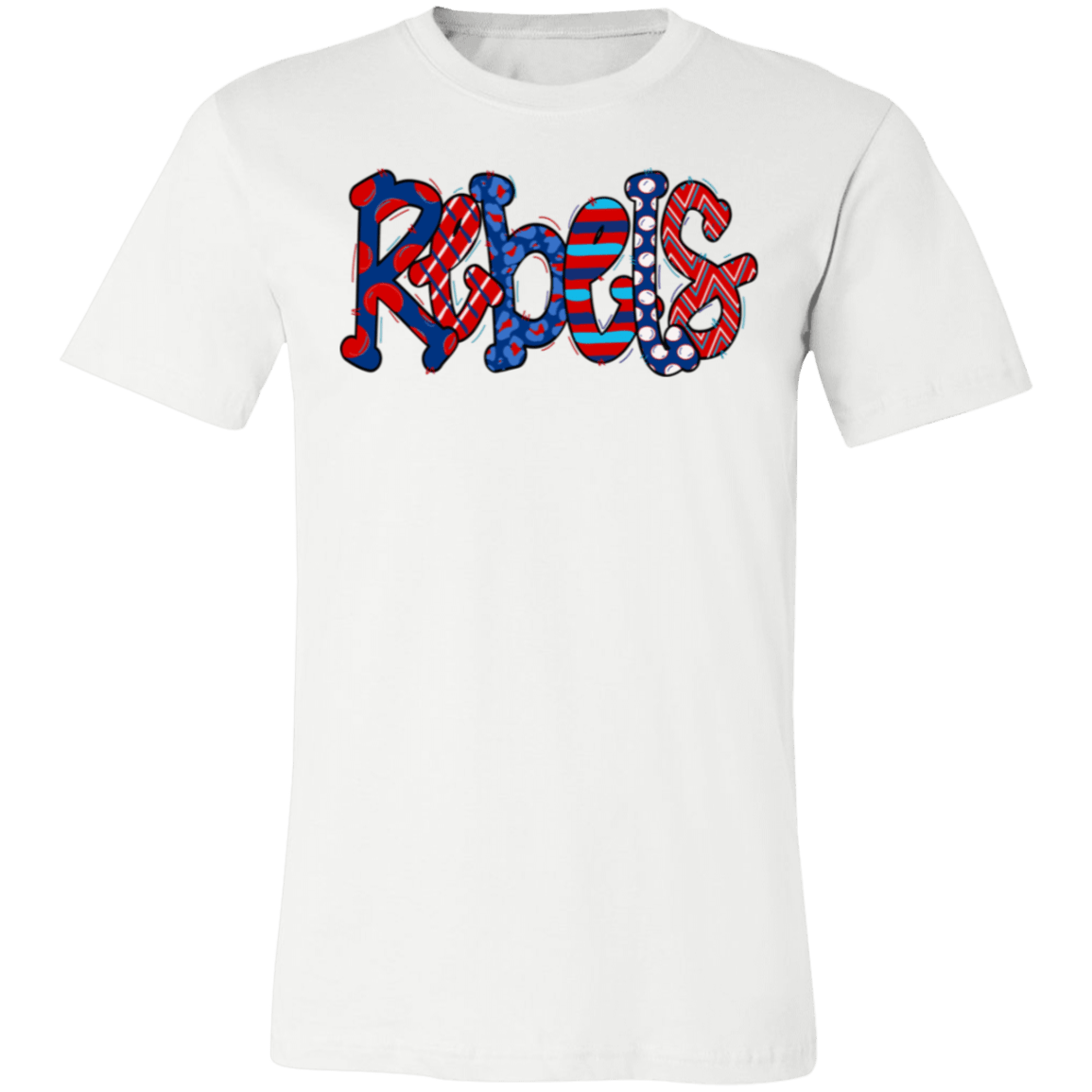 Rebels Bella Canvas Tee - Busy Bee Graphix