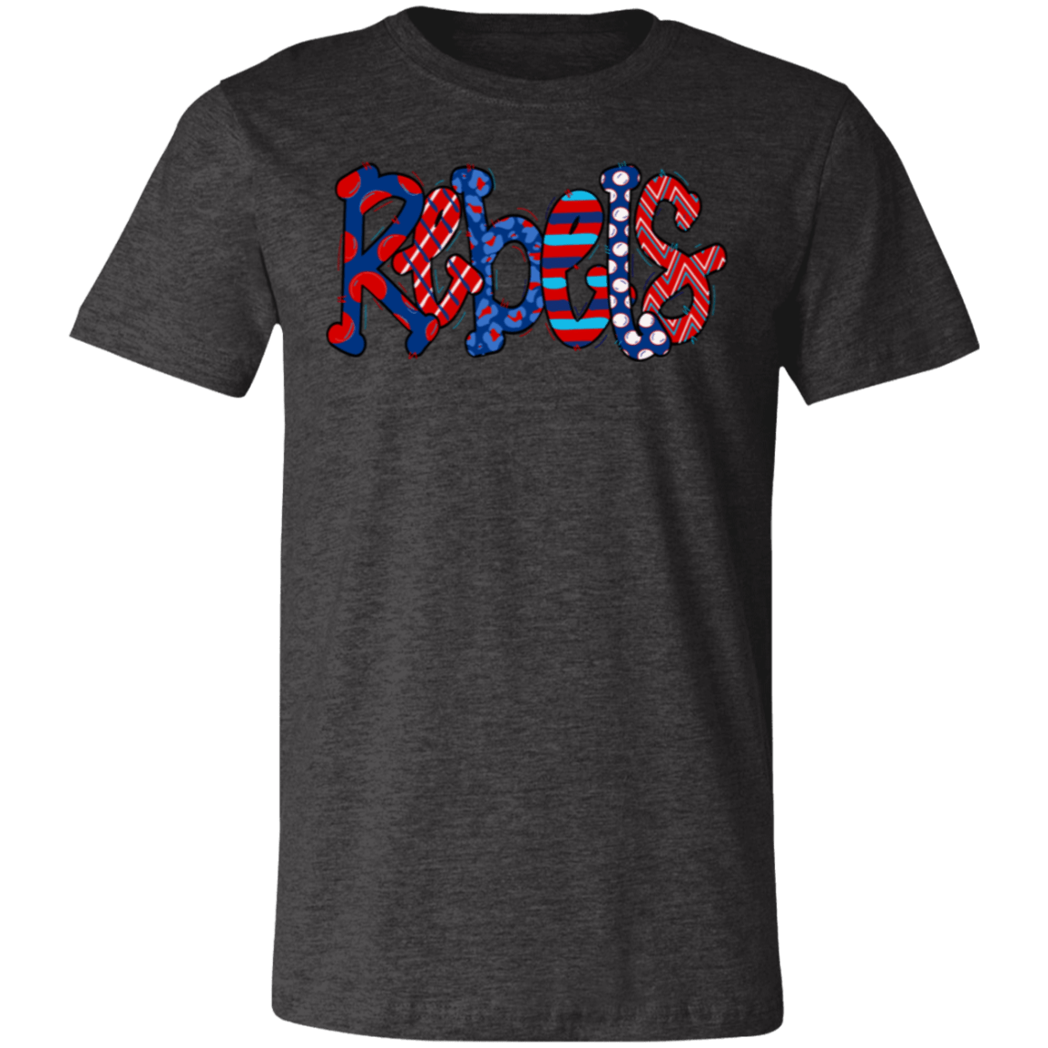 Rebels Bella Canvas Tee - Busy Bee Graphix