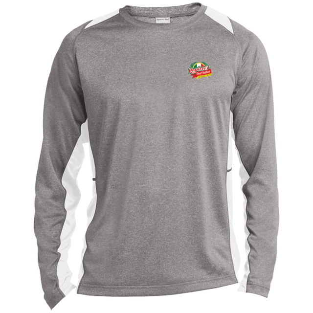 Repicci's Long Sleeve Heather Colorblock Performance Tee - 931 Graphics
