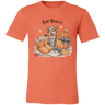 Retro Fall Basics Coquett Pumpkin Bow Tee - Busy Bee Graphix