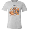 Retro Fall Basics Coquett Pumpkin Bow Tee - Busy Bee Graphix