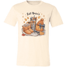 Retro Fall Basics Coquett Pumpkin Bow Tee - Busy Bee Graphix