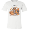 Retro Fall Basics Coquett Pumpkin Bow Tee - Busy Bee Graphix