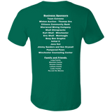 SMS Track Bella Canvas Tee with Logo & Sponsors - Busy Bee Graphix