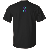 You Are Loved Gildan Tee w/ Ribbon on Neck Collar on Back - Busy Bee Graphix